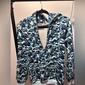 Bape Blue Hoodie